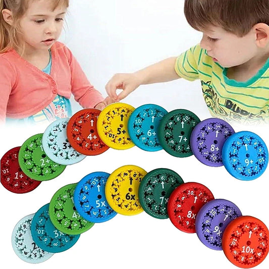 New MATH FIDGET SPINNERS 9-piece Set Of Mathematical Fidget Spinner Teaching Enlightenment Toys